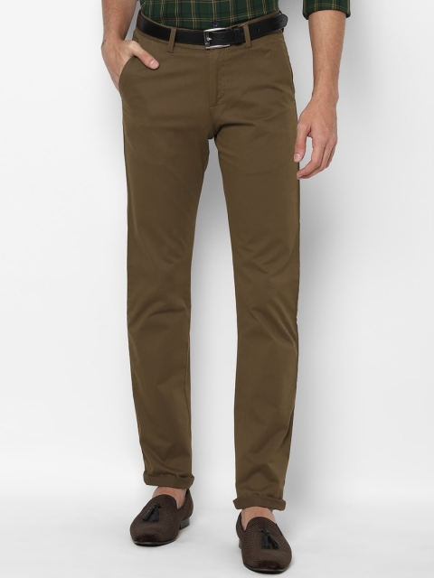 

Allen Solly Men Brown Slim Fit Trousers