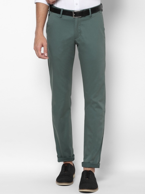 

Allen Solly Men Green Slim Fit Trousers