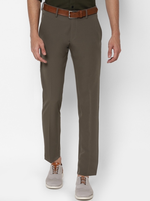 

Allen Solly Men Grey Slim Fit Trousers