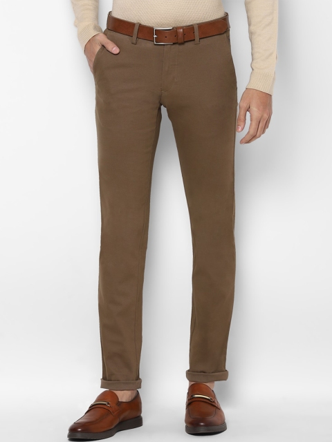

Allen Solly Men Brown Slim Fit Trousers