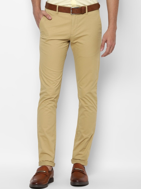 

Allen Solly Men Beige Slim Fit Trousers