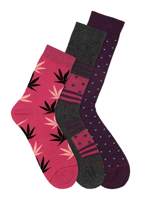 

Soxytoes Men Pack of 3 Printed Socks, Assorted