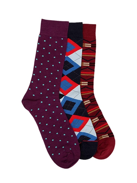 

Soxytoes Set of 3 Assorted Pure Cotton Patterned Socks