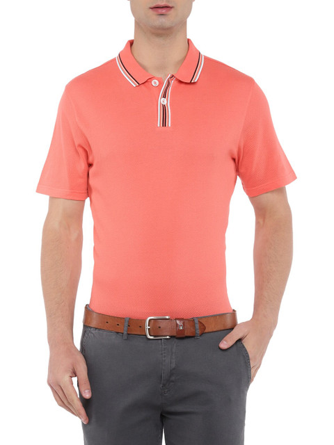 

Ted Baker Men Red Polo Collar T-shirt