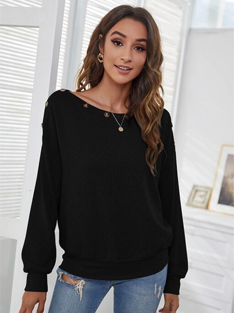 

BelleRUE Black Monochrome Top