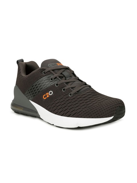 

Campus Men Grey Mesh Running Shoes