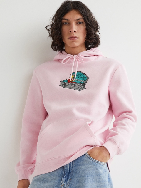 

H&M Women Pink Regular Fit Hoodie