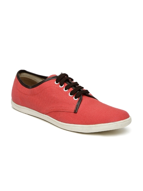 

Knotty Derby Men Coral Red Solid Argus Sneakers