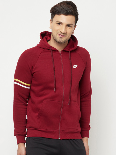 

Lotto Men Red Lightweight Sporty Jacket