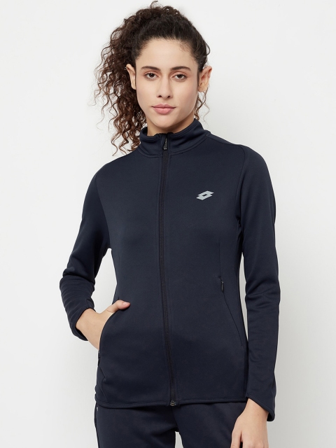

Lotto Women Navy Blue Lightweight Sporty Jacket