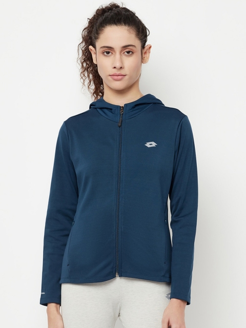 

Lotto Women Blue Lightweight Sporty Jacket