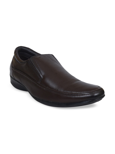 

Ajanta Men Brown Solid Formal Loafers