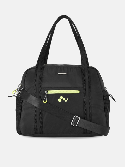 

Forever Glam by Pantaloons Black Structured Handheld Bag