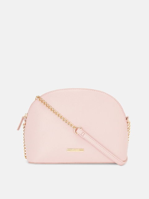

Forever Glam by Pantaloons Pink Structured Sling Bag