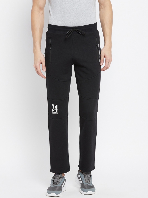 

Duke Men Black Solid Track Pants