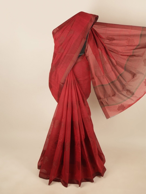 

Pothys Maroon Saree