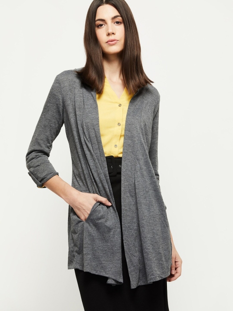 

max Women Grey Shrug