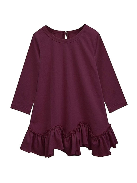 

A.T.U.N. Girls Burgundy A-Line Dress