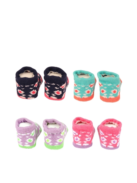 

Spiky Kids Pack Of 4 Assorted Cotton Above Ankle Length Socks