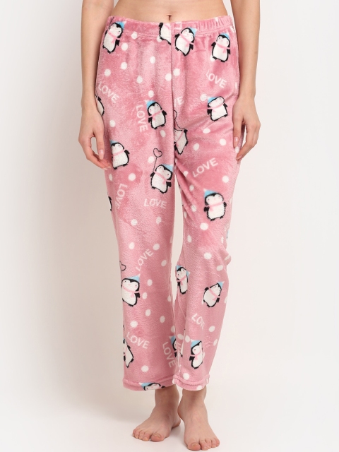 

TAG 7 Women Pink & White Printed Lounge Pants