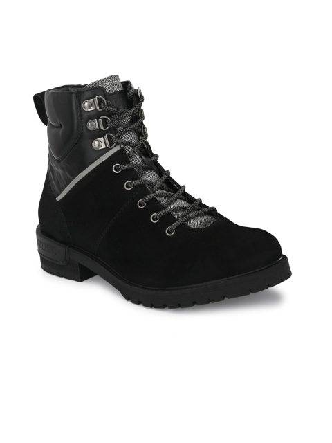 

MUZZATI Men Black Flat Boots