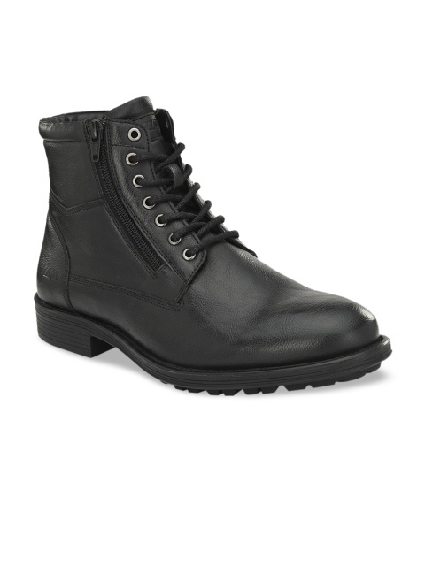 

MUZZATI Men Black Flat Boots