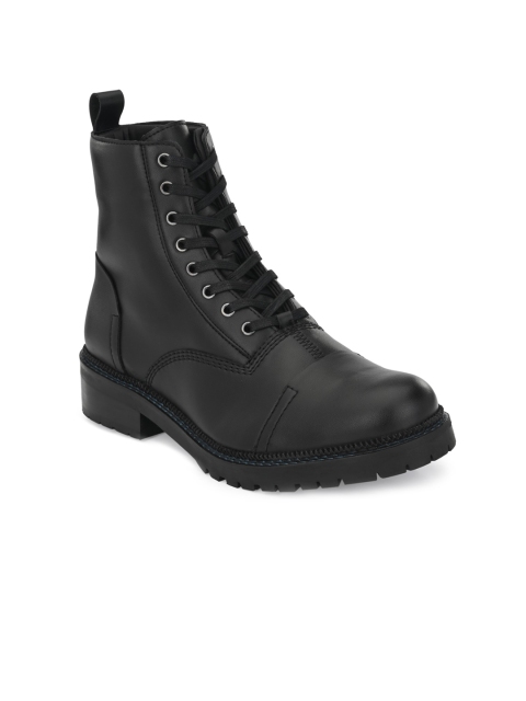 

MUZZATI Men Black Flat Boots