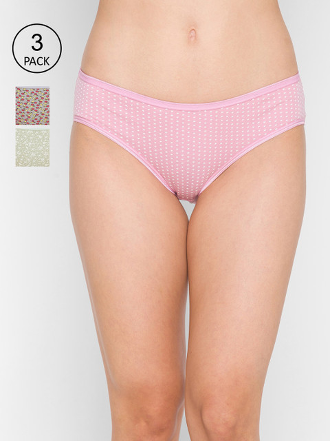 

Candyskin Women Pack of 3 Bikini Briefs - CSBIN07MULTI, Multi
