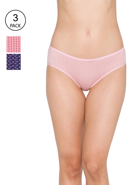 

Candyskin Women Pack of 3 Cotton Hipster Brief - CSFIN02MULTI, Multi