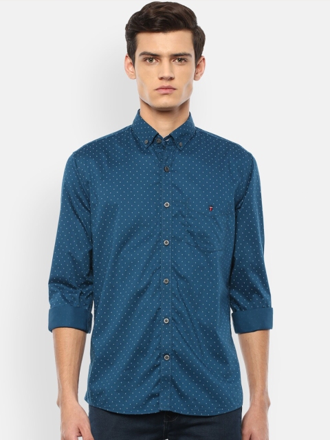

Louis Philippe Sport Men Blue Slim Fit Printed Casual Shirt
