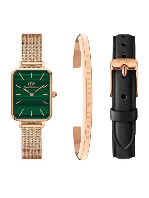 

Daniel Wellington Women Black & Rose-Gold Watch Gift Set DW00501331