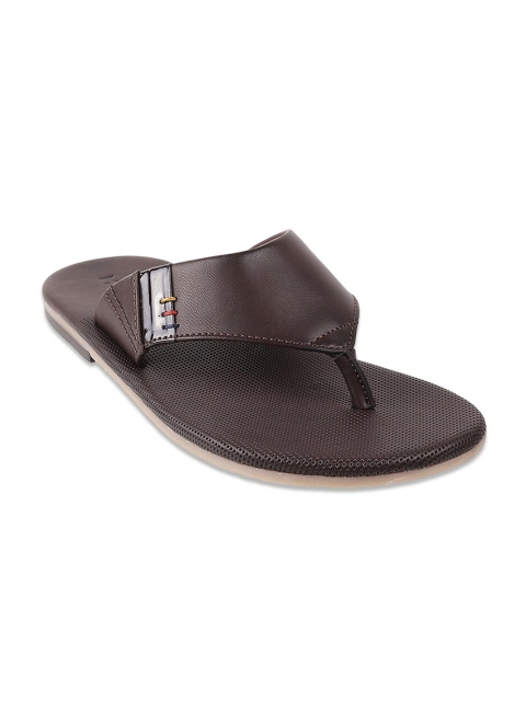 

Mochi Men Brown & Black Leather Comfort Sandals