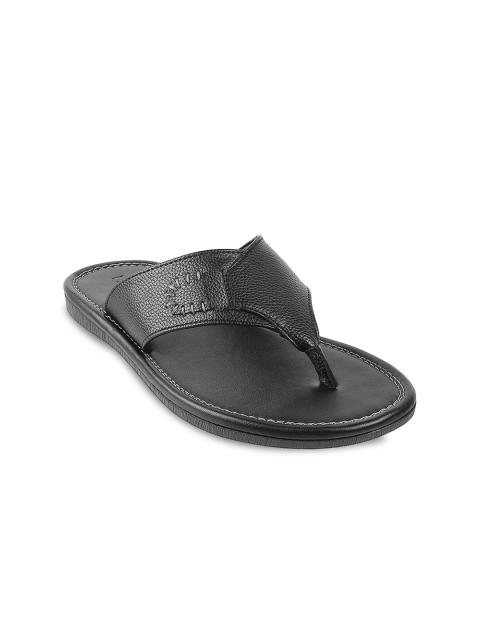 

Mochi Men Black Leather Comfort Sandals
