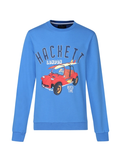 

HACKETT LONDON Boys Blue Printed Sweatshirt