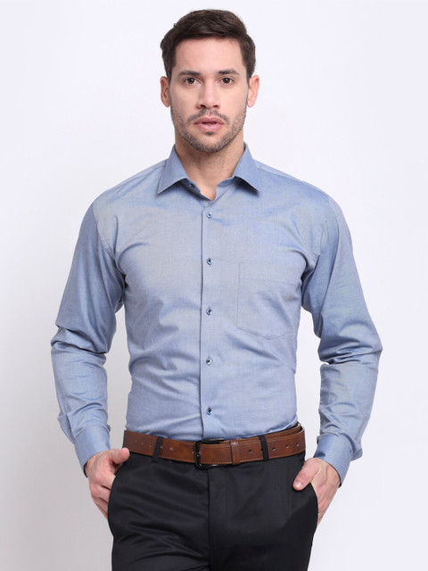 

La Mode Men Blue Slim Fit Formal Shirt
