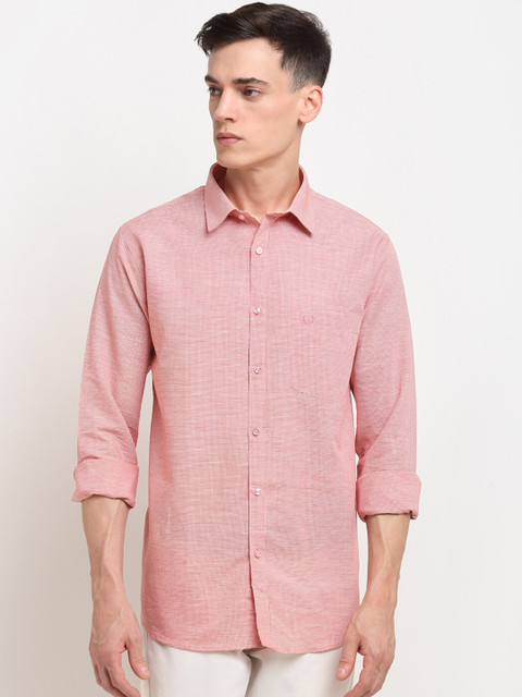 

La Mode Men Pink Slim Fit Party Shirt