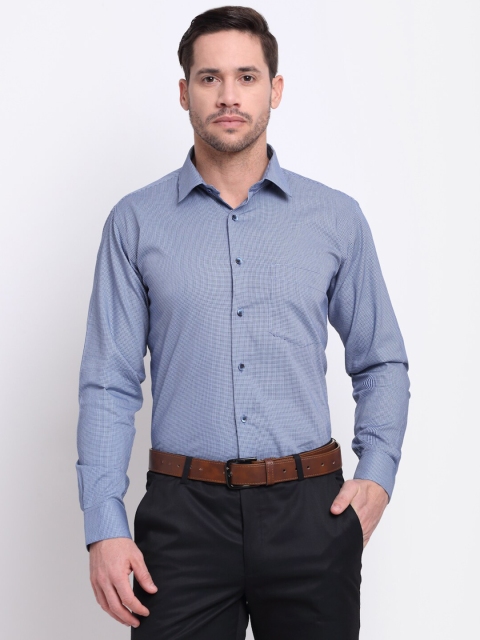 

La Mode Men Blue Slim Fit Formal Shirt
