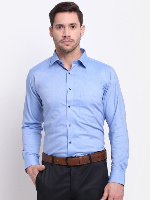 

La Mode Men Blue Slim Fit Formal Shirt