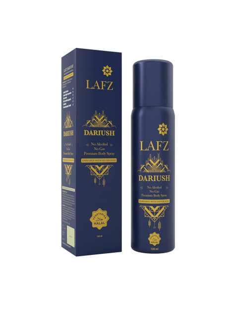 

LAFZ Men Dariush Body Spray 120ml, Transparent