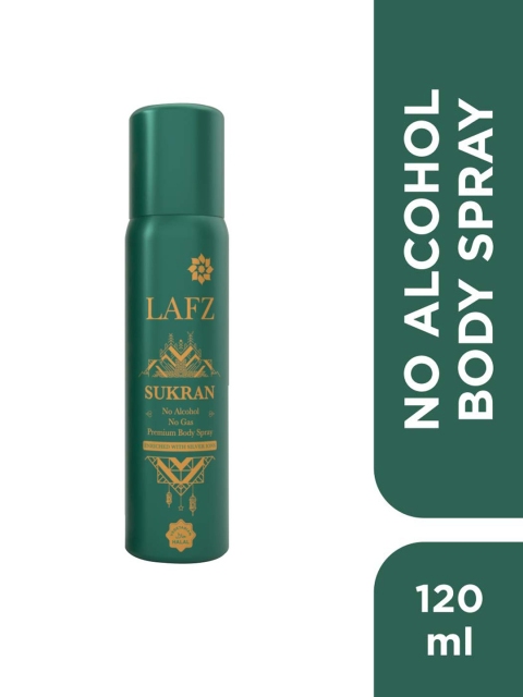 

LAFZ Men Sukran Body Spray 120 ml, Transparent