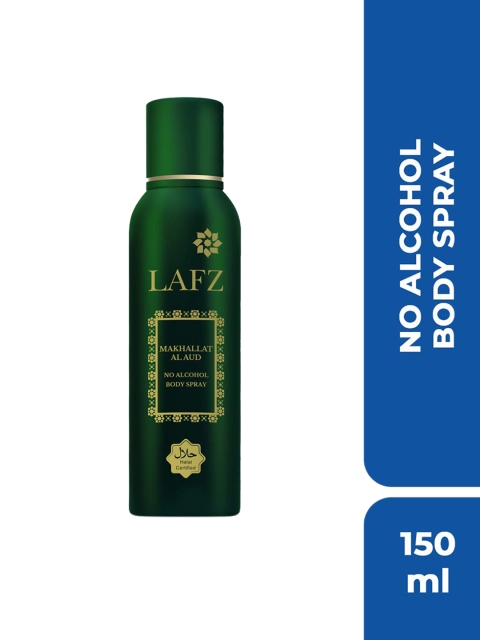 

LAFZ Men Makhallat Al Aud Body Spray 150 ml, Transparent