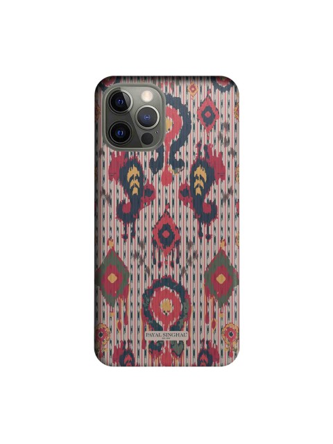 

macmerise Pink & Green Ikat Tribe iPhone 12 Pro Back Case