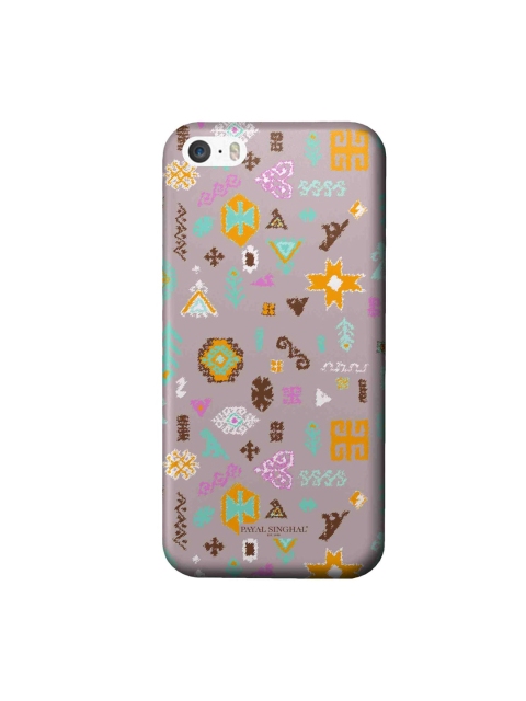 

macmerise Multicolored Printed iPhone 5S Back Case, Multi