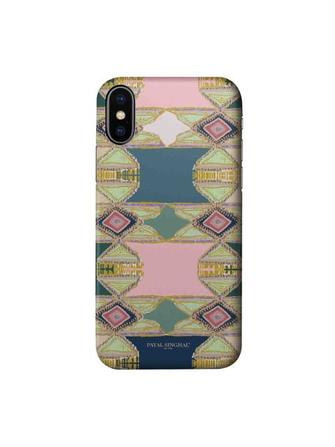 

Macmerise Pink & Green Patterned iPhone Xs Sleek Back Case