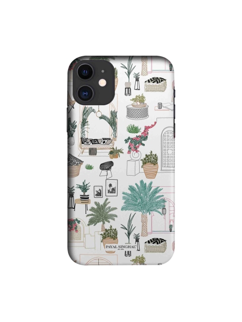 

macmerise White & Green Cafe Morrocco iPhone 11 Back Case