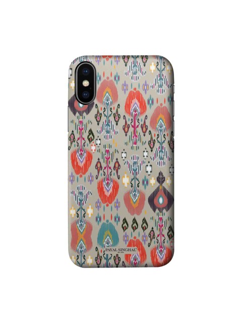 

macmerise Multi-coloured Ikat Garden Stone Printed iPhone X Back Case