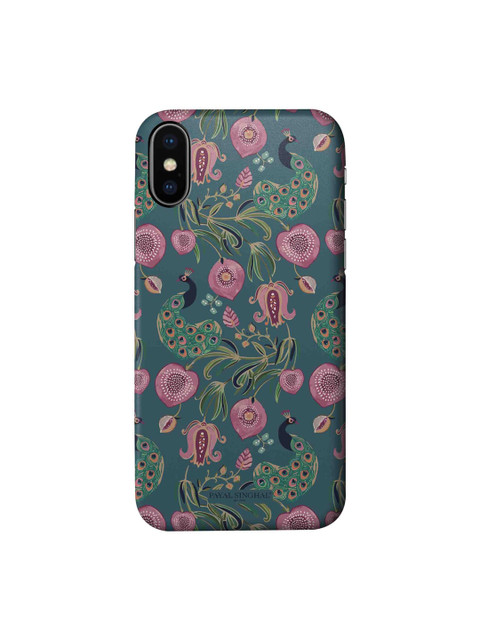 

macmerise Green & Pink Anaar Mor iPhone X Back Case