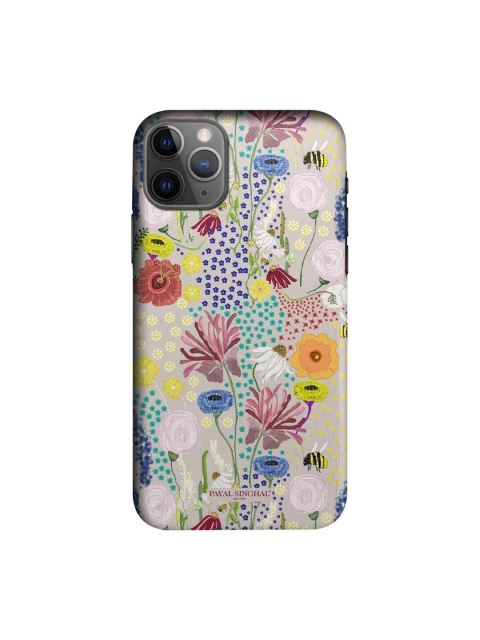 

macmerise Grey & Yellow Bee Garden Stone iPhone 11 Pro Back Case