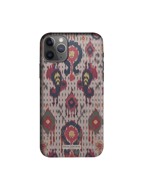

macmerise Pink & Blue Ikat Tribe iPhone 11 Pro Back Case