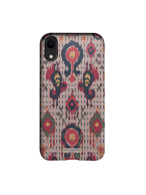 

macmerise Pink & Blue Patterned iPhone XR Sleek Back Case